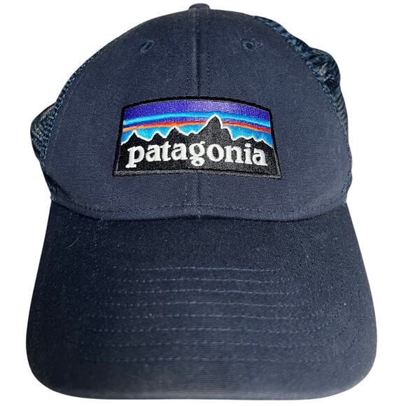 Patagonia Other - Patagonia P-6 Logo LoProTrucker Hat Adjustable Spellout